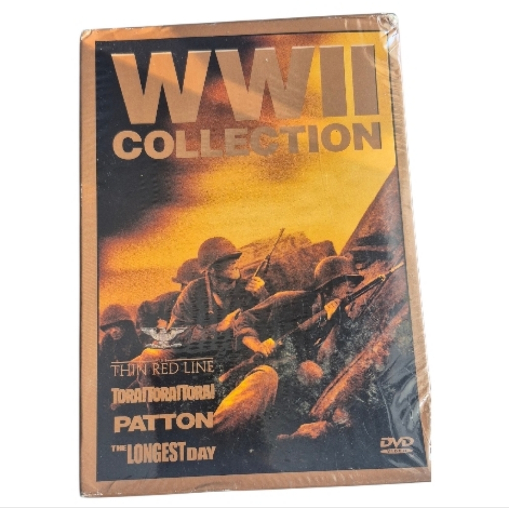 Patton The Longest Day / Thin Red Line / Toscanini Tom CD Set - Black and Gold